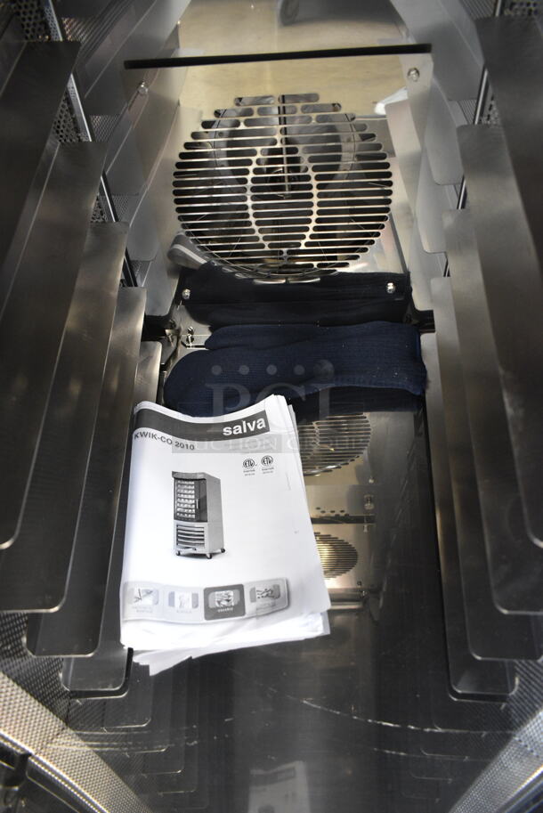 BRAND NEW! 2022 Salva 2010 KX-9+H Stainless Steel Commercial Countertop Electric Powered Convection Oven. Does Not Have Pan Rack. 208-240 Volts, 3 Phase. - Image 7 of 8