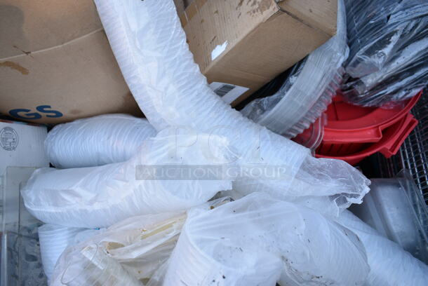 PALLET LOT of Various Items Including Lettuce Spinner, Deli Container, Poly Drop In Bins, Lids, 127RD8BULK Choice 8 oz. Customizable Microwavable Translucent Round Deli Container - 500/Case. - Image 9 of 11