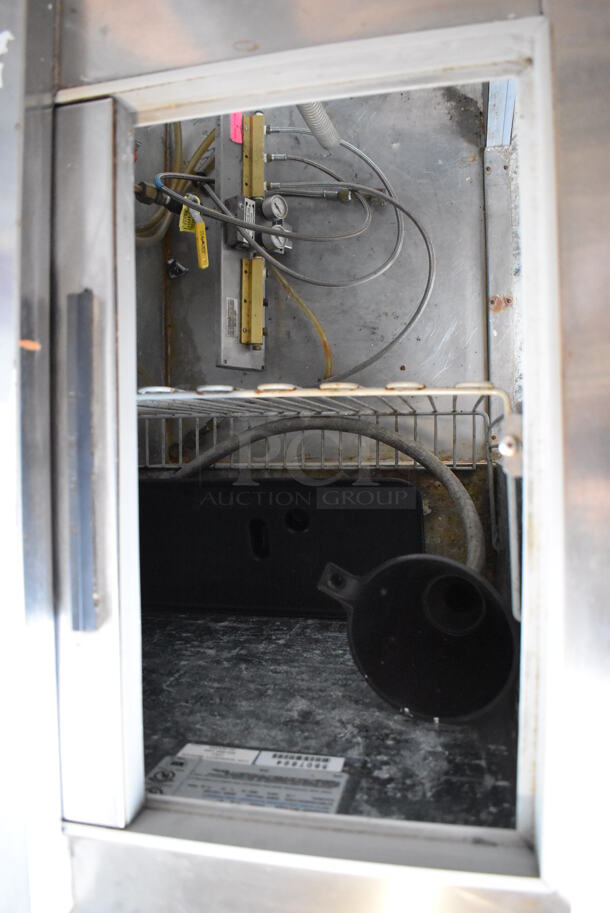 Beverage Air DD68C Stainless Steel Commercial Direct Draw Kegerator w/ 2 Beer Towers, 2 Sliding Lids and 2 Doors on Commercial Casters. 115 Volts, 1 Phase. Tested and Powers On But Does Not Get Cold - Image 5 of 11