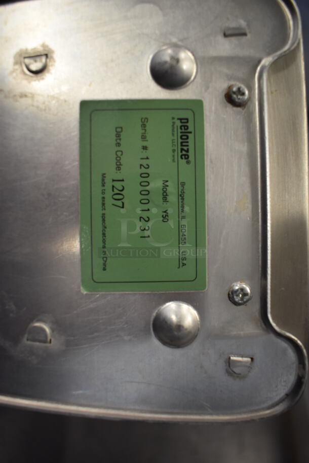 Pelouze Y50 Stainless Steel Countertop Food Portioning Scale. 6.5x7x9 - Image 5 of 5