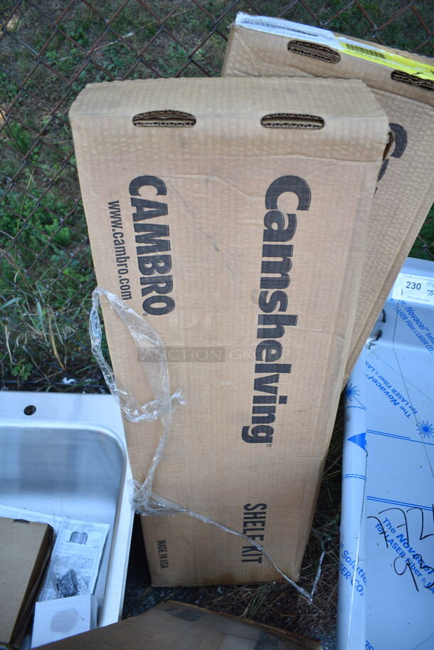 3 BRAND NEW! Cambro CPSK1436V1480 Camshelving® Premium Polymer Louvered Shelf Plate Kit - 14" x 36", Speckled Gray. 3 Times Your Bid!  - Image 5 of 6