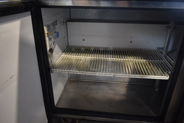 2011  True TUC-60 ENERGY STAR Stainless Steel Commercial 2 Door Undercounter Cooler on Commercial Casters. 115 Volts, 1 Phase. Tested and Powers On But Does Not Get Cold - Image 4 of 6