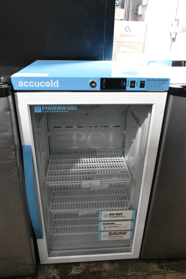 AccuCold ARG3PV Metal Mini Cooler Merchandiser. 115 Volts, 1 Phase. Tested and Working! - Image 1 of 4