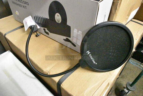4 Various Items Including KnoxGear Unit, Square Jellyfish JGTMWX819 Tripod Mount, Sony WH-CH520 Headphones, KnoxGear Vinyl Record Washer Kit. 4 Times Your Bid!  - Image 2 of 10