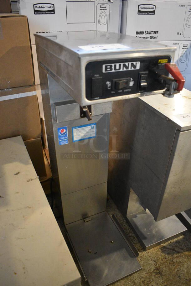 Bunn Model TWF Stainless Steel Commercial Countertop Iced Tea Machine w/ Hot Water Dispenser. 120 Volts, 1 Phase. 10x21.5x35 - Image 2 of 5