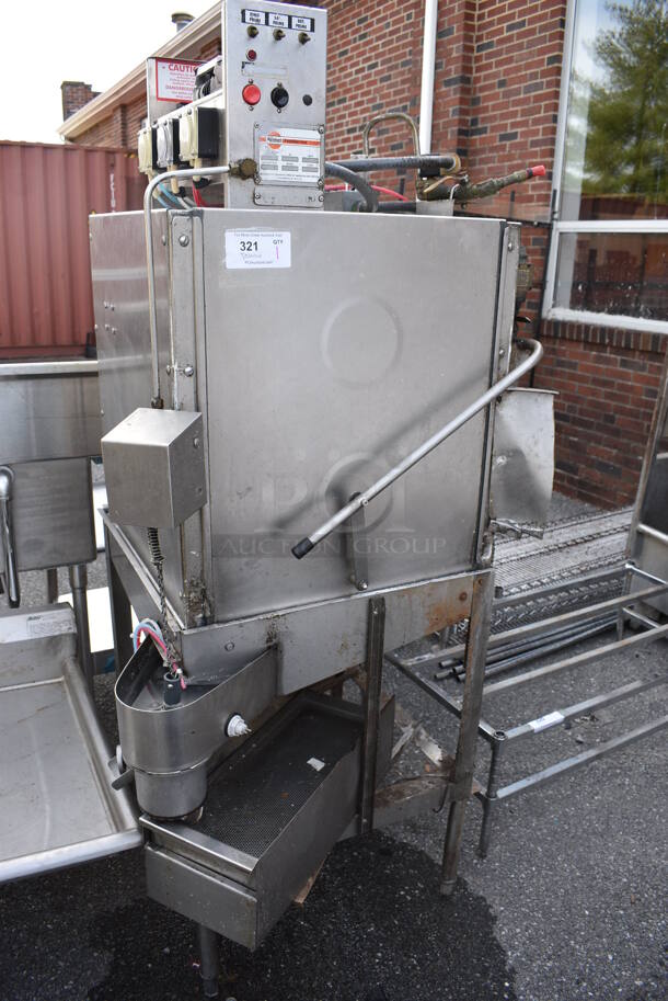 American Dish Service ADS AFC-3DS Stainless Steel Commercial Straight Pass Through Dishwasher. 120 Volts, 1 Phase. 34x34x72 - Image 2 of 6
