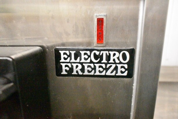 Electro Freeze SL500-132 Stainless Steel Commercial Floor Style Water Cooled 2 Flavor w/ Twist Soft Serve Ice Cream Machine on Commercial Casters. 208-230 Volts, 3 Phase. - Image 2 of 9