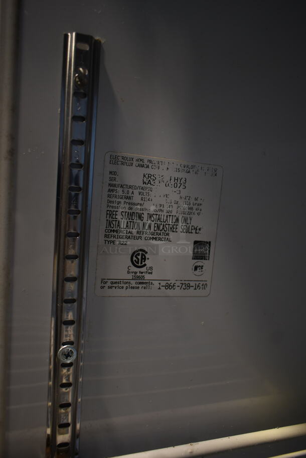Frigidaire KRS320RHY3 Stainless Steel Commercial Single Door Reach In Cooler. 115 Volts, 1 Phase. Tested and Working! - Image 4 of 4
