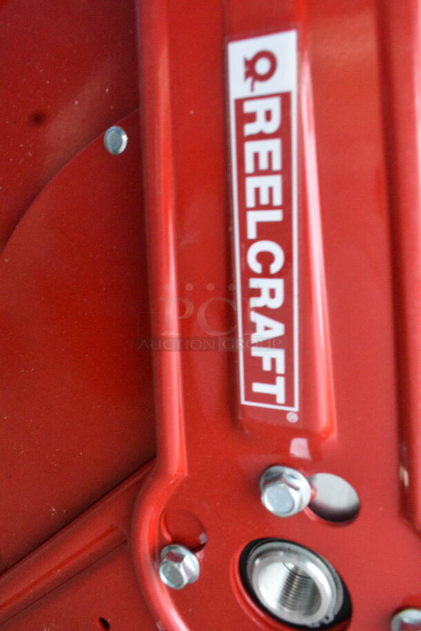BRAND NEW SCRATCH AND DENT! Reelcraft 83050 OLP Series 80000 3/4" x 50' Ultimate Duty Dual Pedestal Hose Reel - Image 5 of 7