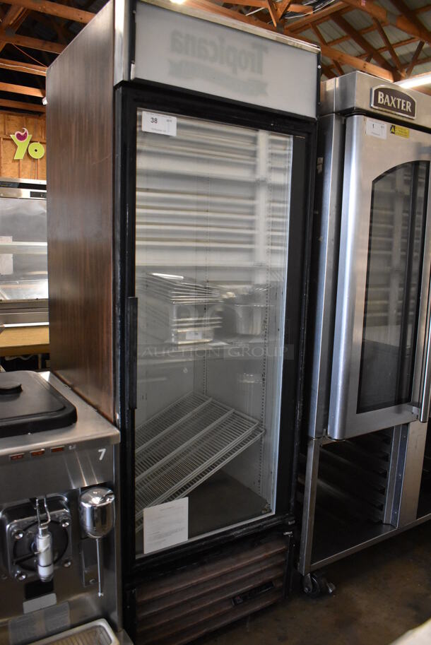 True GDM-23 Metal Commercial Single Door Reach In Cooler Merchandiser. 115 Volts, 1 Phase. 27x31x79. Tested and Does Not Power On - Image 4 of 7