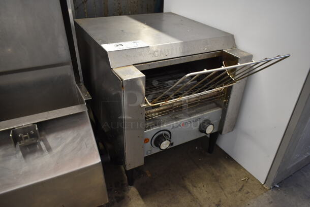 Ava Toast CTA7001 Stainless Steel Commercial Countertop Electric Powered Conveyor Pizza Oven. 120 Volts, 1 Phase.  - Image 2 of 8