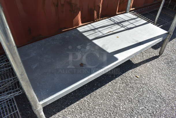 Stainless Steel Commercial Table w/ Metal Under Shelf. 60x30x36 - Image 3 of 4