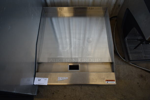 BRAND NEW SCRATCH AND DENT! Cooking Performance Group CPG 351GUCPG24M Stainless Steel Commercial Countertop Electric Powered Flat Top Griddle. 208/240 Volts, 1 Phase.  - Image 3 of 5