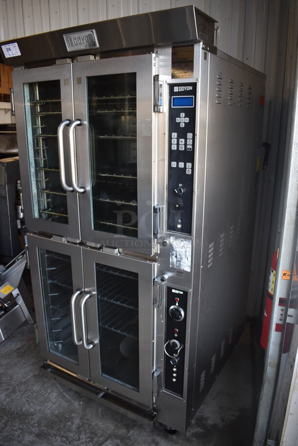 Doyon Stainless Steel Commercial Natural Gas Powered Oven Proofer on Commercial Casters. 208 Volt Controls. 36.5x53x72.5 - Image 3 of 11