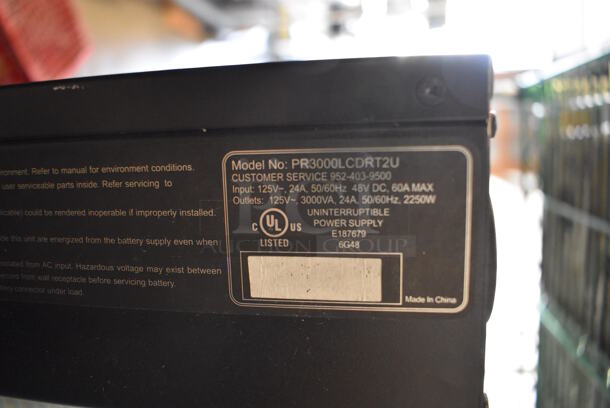 CyberPower PR3000LCDRT2U Rack Unit. 17.5x19x3.5 - Image 6 of 7