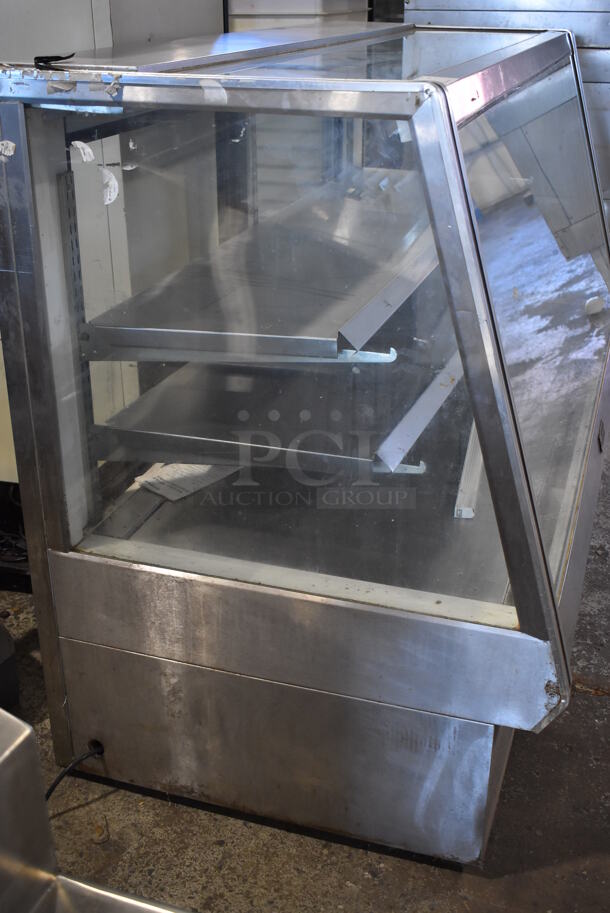 Cooltech Stainless Steel Commercial Floor Style Refrigerated Deli Display Case Merchandiser. 72x36x49.5. Tested and Working! - Image 4 of 8