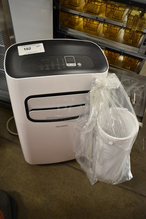 BRAND NEW SCRATCH AND DENT! Pelonis PAP10R1BWT Portable Air Conditioner w/ Accessories. 10,000 BTU. 115 Volts, 1 Phase. Tested and Working! - Image 2 of 6