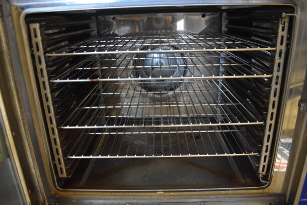 2 Cleveland AE 22 TX Stainless Steel Commercial Electric Powered Combi Craft Convection Oven w/ View Through Door and Thermostatic Controls. 480 Volts, 3 Phase. 42x42x75.5. 2 Times Your Bid! - Image 9 of 10