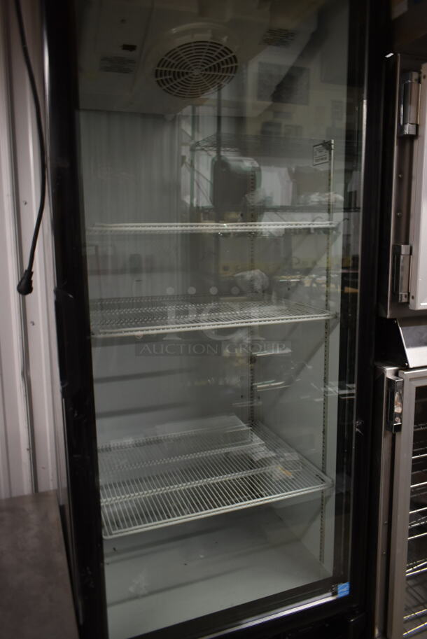Imbera G319 ENERGY STAR Metal Commercial Single Door Reach In Cooler Merchandiser w/ Poly Coated Racks. 115 Volts, 1 Phase. Tested and Powers On But Does Not Get Cold - Image 3 of 6