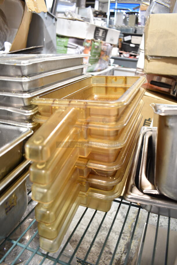 50 Various Drop In Bins; Stainless STeel and Poly. Includes 1/3 Size, 1/4 Size and 1/9 Size. 50 Times Your Bid! - Image 5 of 8