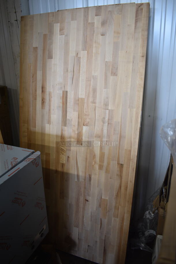 BRAND NEW SCRATCH AND DENT! Regency 600WTOB3072G Wood Top Work Table. Just the Tabletop.  - Image 2 of 3