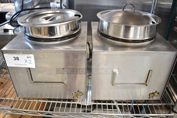 2 Star 7WS Stainless Steel Commercial Countertop Food Warmer. 120 Volts, 1 Phase. 2 Times Your Bid! Tested and Working! - Image 1 of 8