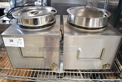 2 Star 7WS Stainless Steel Commercial Countertop Food Warmer. 120 Volts, 1 Phase. 2 Times Your Bid! Tested and Working!