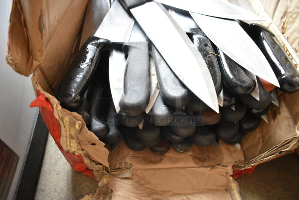 60 SHARPENED Stainless Steel Knives Including Chef Knives. 60 Times Your Bid!  - Image 2 of 6