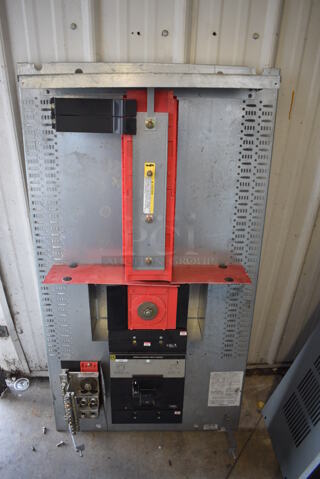 Square D Gray Metal HCM Panel Board. 26.5x6x38.5