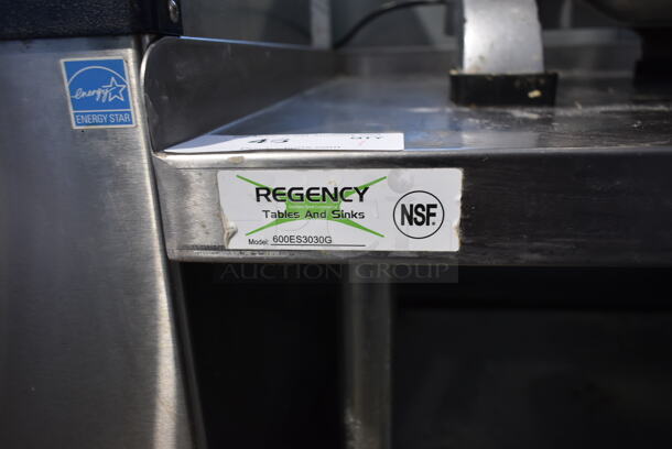 Regency 600ES3030G Stainless Steel Equipment Stand w/ Under Shelf. - Image 5 of 5