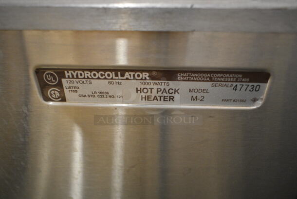 Chattanooga M-2 Stainless Steel Commercial Hot Pack Heater on Commercial Casters. 120 Volts, 1 Phase. Tested and Working! - Image 5 of 5