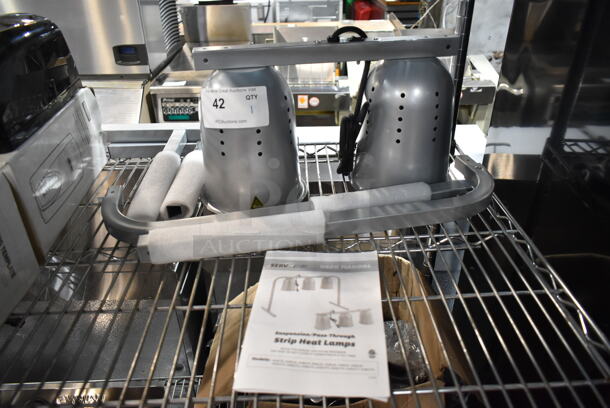 BRAND NEW SCRATCH AND DENT! ServIt 423BLS2 Metal Suspension / Pass Through Dual Heat Lamp. 115 Volts, 1 Phase. Tested and Working! - Image 2 of 8