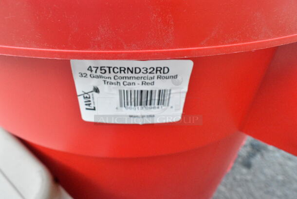 4 BRAND NEW SCRATCH AND DENT! Trash Cans Including 2 Lavex Green Slim Jim Trash Cans, Lavex 475TCRND32RD 32 Gallon Red Round Commercial Trash Can. 4 Times Your Bid! - Image 11 of 11