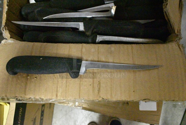 60 SHARPENED Stainless Steel Knives Including Boning Knives. 60 Times Your Bid!  - Image 6 of 6