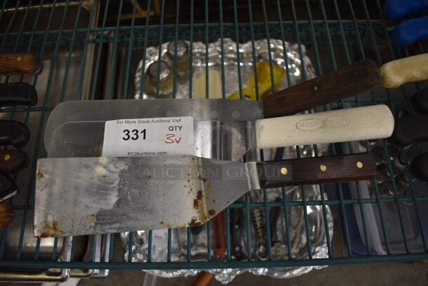 3 Various Metal Spatulas. Includes 14". 3 Times Your Bid! - Image 3 of 3