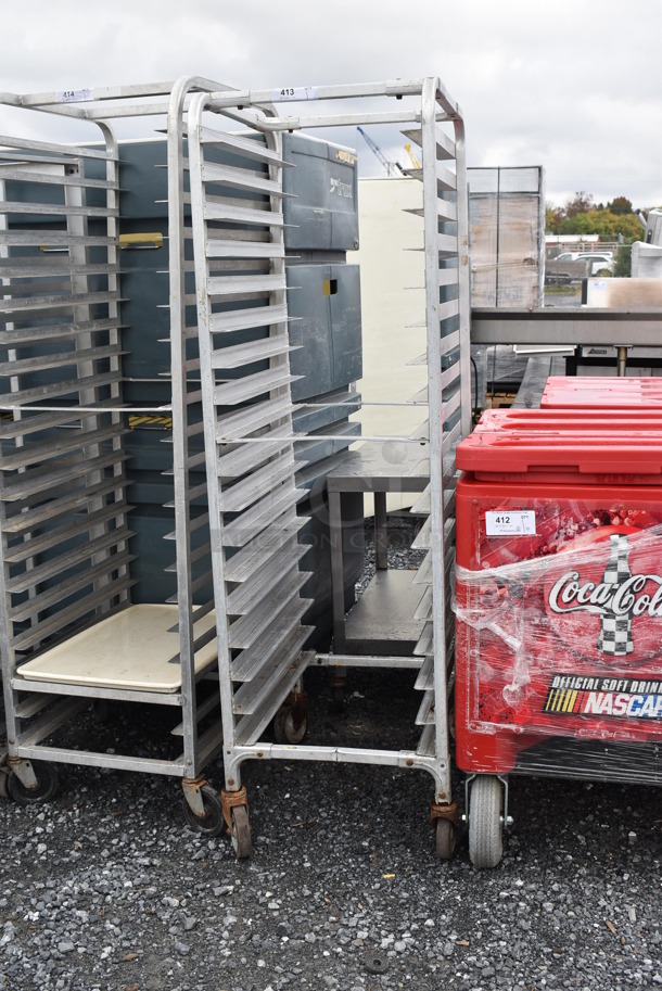 Metal Commercial Pan Transport Rack on Commercial Casters. 20.5x27x68 - Image 4 of 6