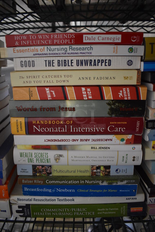 ALL ONE MONEY! Tier Lot of 48 Various Books Including Tax Loopholes, The Bible Unwrapped, Neonatal Intensive Care and Visibility Marketing - Image 5 of 7