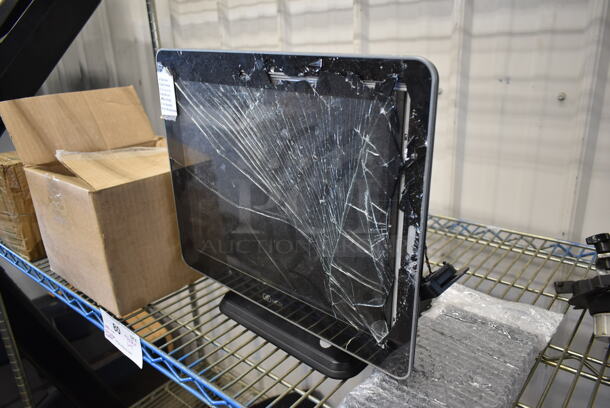 ALL ONE MONEY! Lot of 2 Tiers of Various Items Including POS Monitor and Floor Mat. - Image 4 of 6