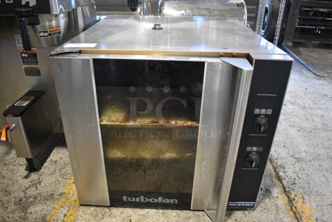 Moffat Turbofan Stainless Steel Commercial Electric Powered Convection Oven w/ View Through Door. 208 Volts, 1 Phase. 29x35x26