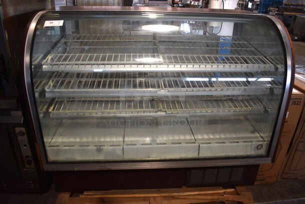 Spartan 93048-59R Metal Commercial Deli Display Case Merchandiser. 120 Volts, 1 Phase. 59x35x48. Tested and Powers On But Temps at 56 Degrees - Image 1 of 7