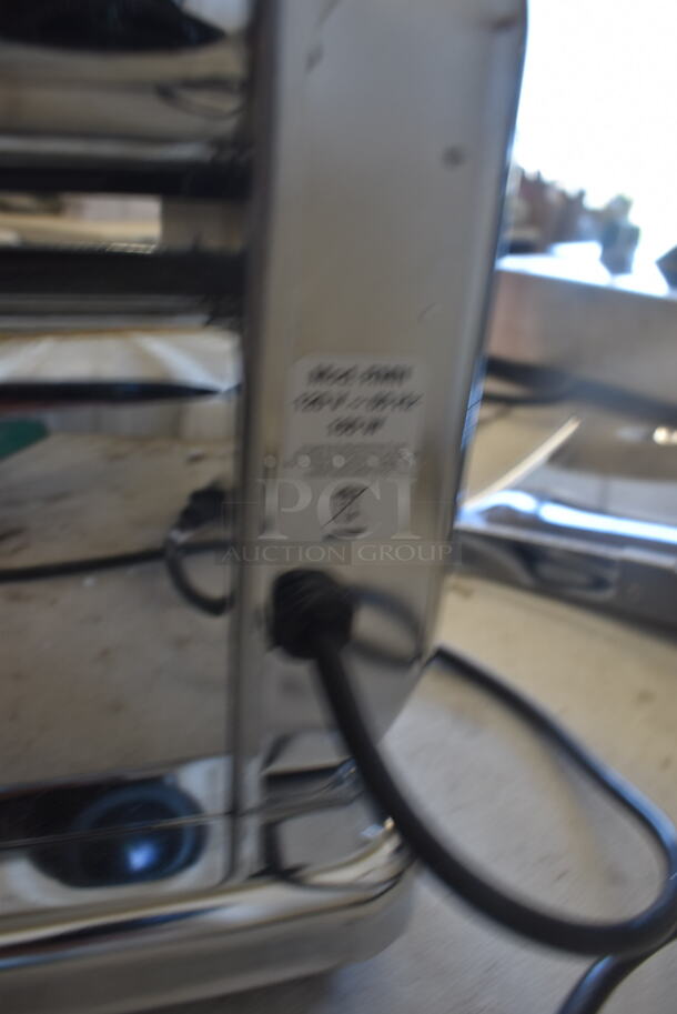 LIKE NEW AND USED ONLY A FEW TIMES! Imperia Electric Stainless Steel 8 1/4" Pasta Machine - 120V 1 Phase 1/4 hp Tested and Working! - Image 4 of 5