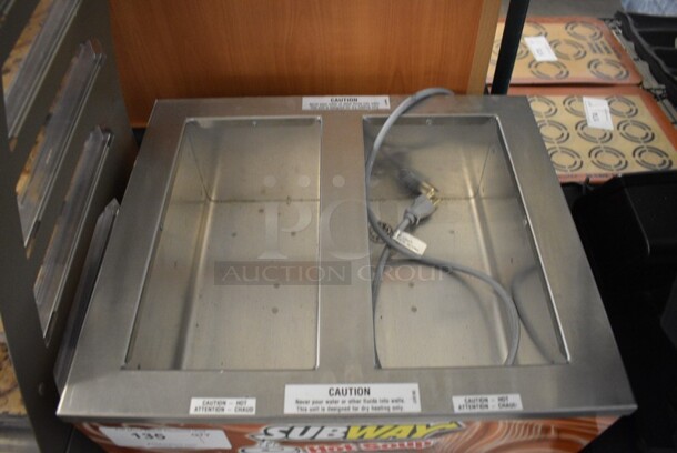 2014 Duke Model CSW-2-T-AM Stainless Steel Commercial Countertop 2 Well Food Warmer. 120 Volts, 1 Phase. 17.5x15.5x11. Tested and Working! - Image 2 of 5