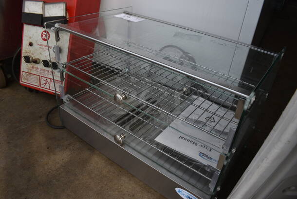 BRAND NEW! KoolMore Model HDC-17C Countertop Glass Heated Display Case Merchandiser. 110-120 Volts, 1 Phase. 22x14.5x14.5. Tested and Working! - Image 4 of 6