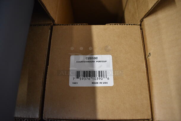12 BRAND NEW IN BOX! C2010C Poly Countermount Portcup Cup Dispensers. 4.5x4.5x17.5. 12 Times Your Bid! - Image 3 of 4