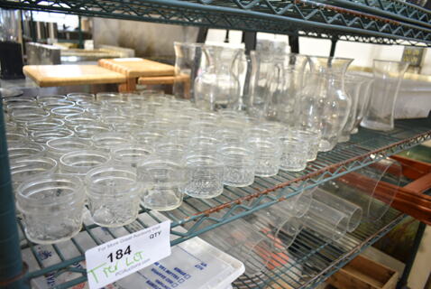 ALL ONE MONEY! Tier Lot of Various Items Including Claw Crackers, Vases and Small Jars