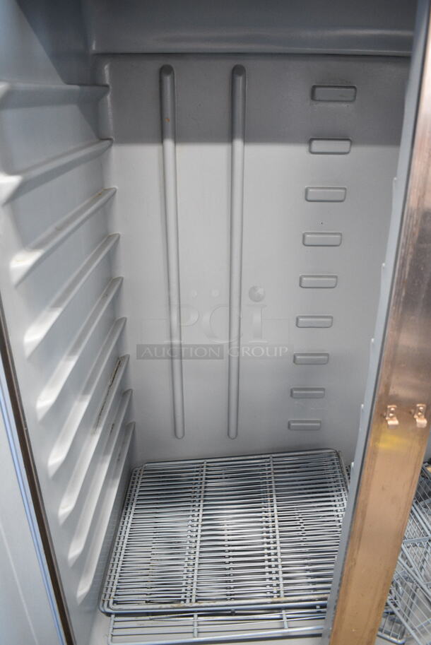 Delfield Stainless Steel Commercial 2 Door Reach In Cooler w/ Poly Coated Racks on Commercial Casters. Cannot Test - Unit Trips Breaker - Image 5 of 9