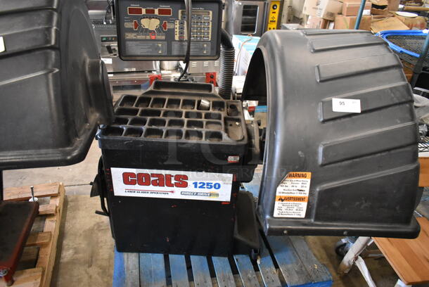 Coats 1250 Metal Commercial Floor Style 2D Wheel Balancer with Laser Guided Operation. 220-250 Volts, 1 Phase. - Image 1 of 7