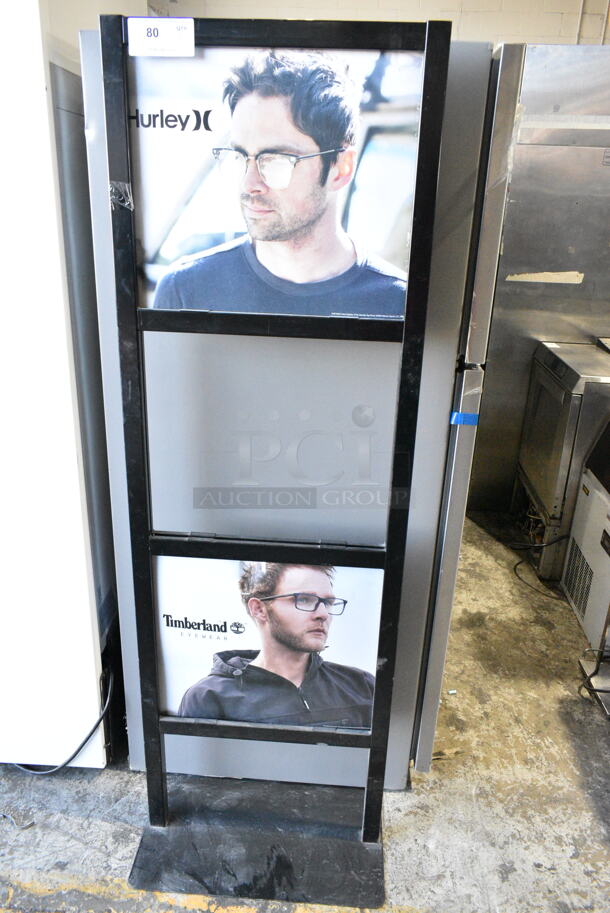 Metal Floor Style Sign. - Image 1 of 2