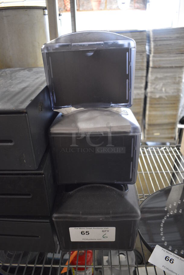 6 Poly Gray Napkin Dispensers. 7x6x6.5. 6 Times Your Bid! - Image 2 of 3