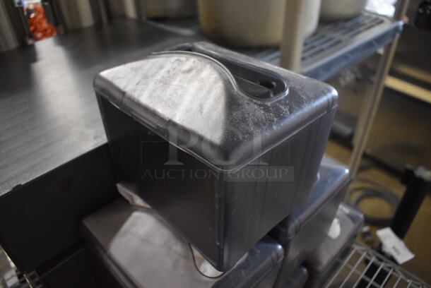6 Poly Gray Napkin Dispensers. 7x6x6.5. 6 Times Your Bid! - Image 3 of 3